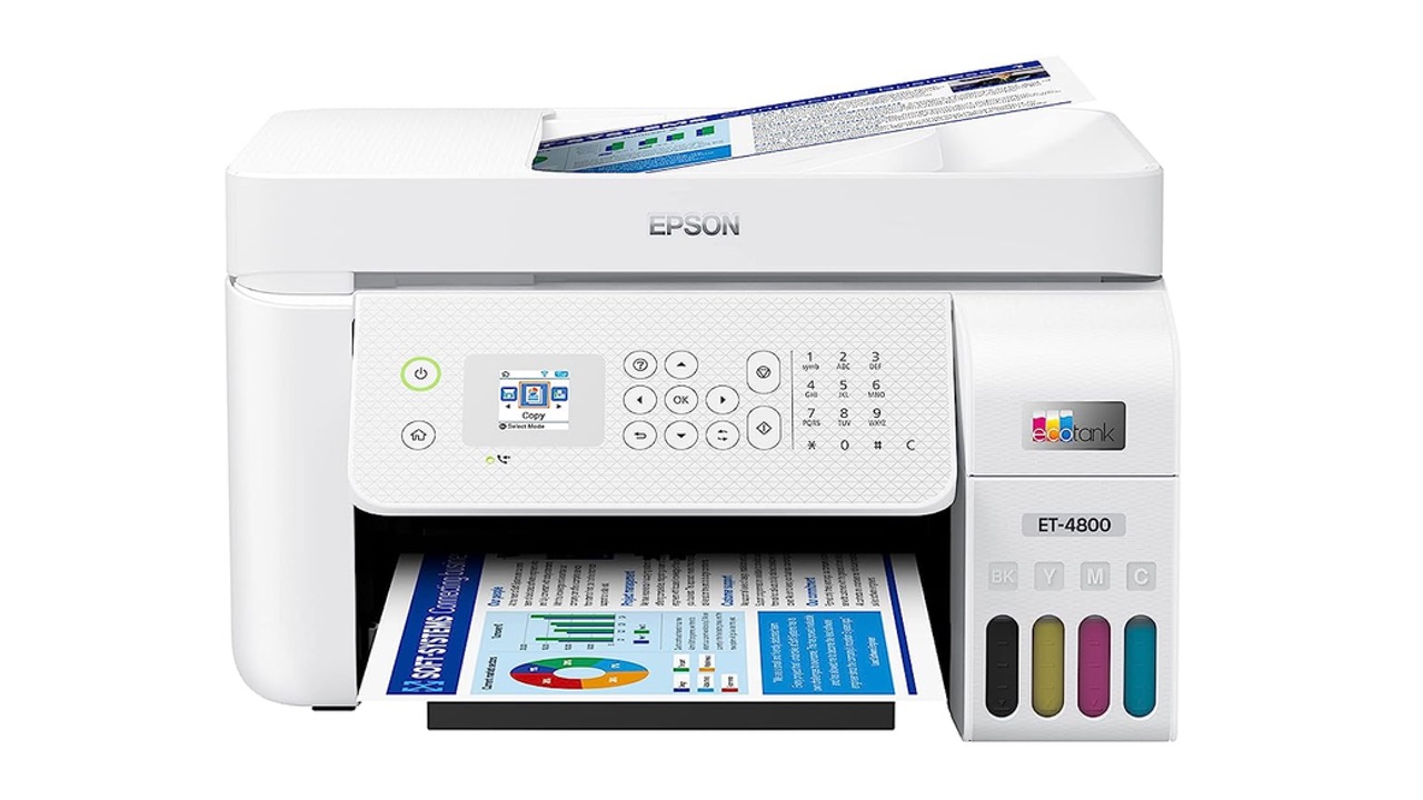 Epson EcoTank ET-4800 Inkjet Printer - Hero