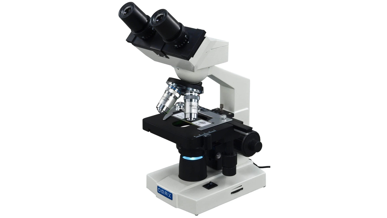 OMAX M82ES Compound Microscope - Hero