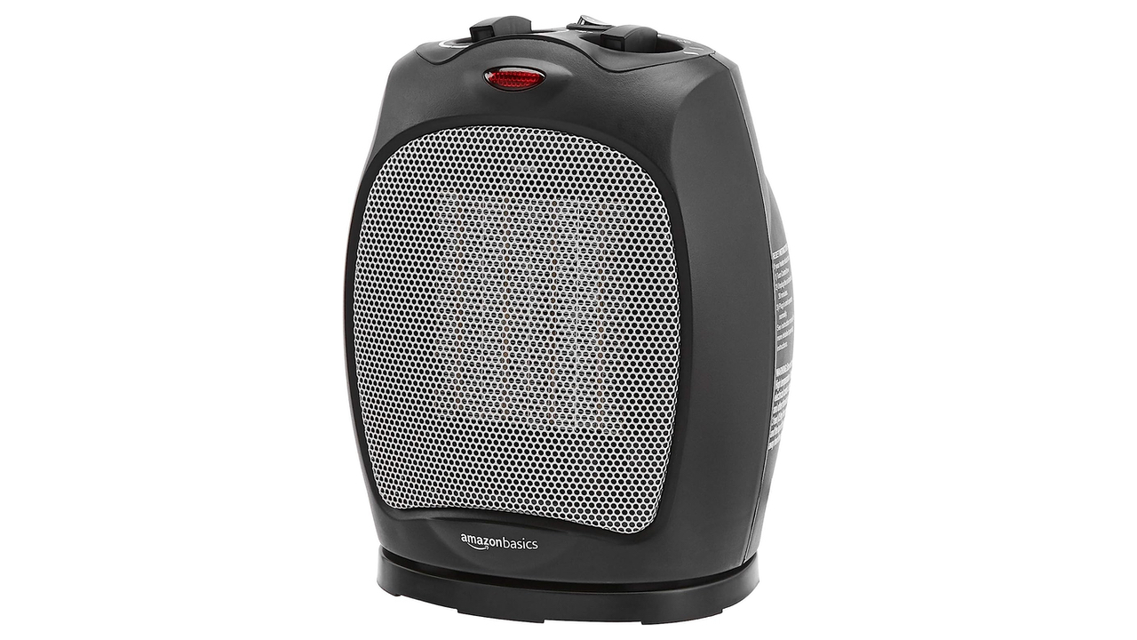 Amazon Basics Ceramic Space Heater - Hero