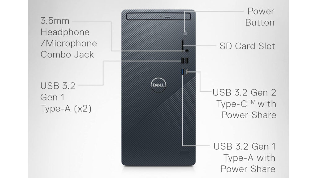 Dell Inspiron 3020 ‎i3020-7735BLU-PUS Desktop Computer