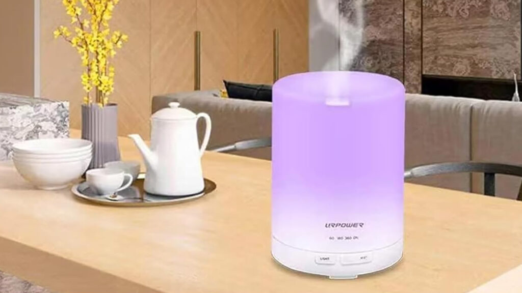 URPOWER Aroma Essential Oil Diffuser Night Light