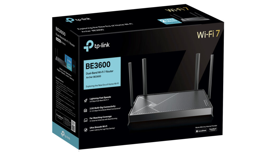 TP-Link Dual-Band BE3600 Wi-Fi 7 Router